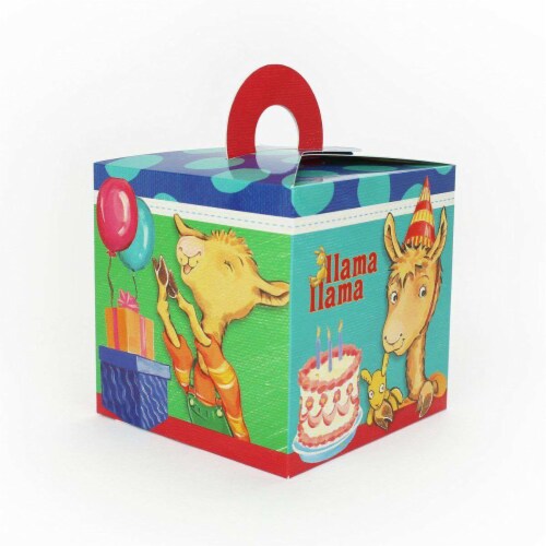 Prime Party Llama Llama Favor Boxes (8 Pack) Perspective: back