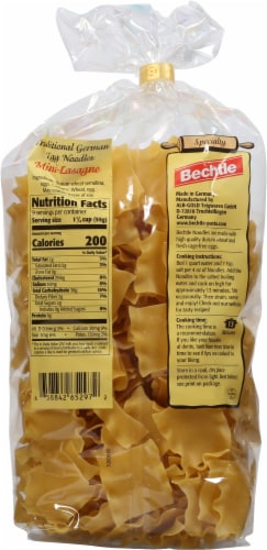 Bechtle Traditional German Egg Noodles Mini Lasagne Perspective: back