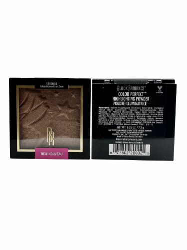 Black Radiance Color Perfect Highlighting Powder Gilded Glow 0.25 OZ DUO Perspective: back