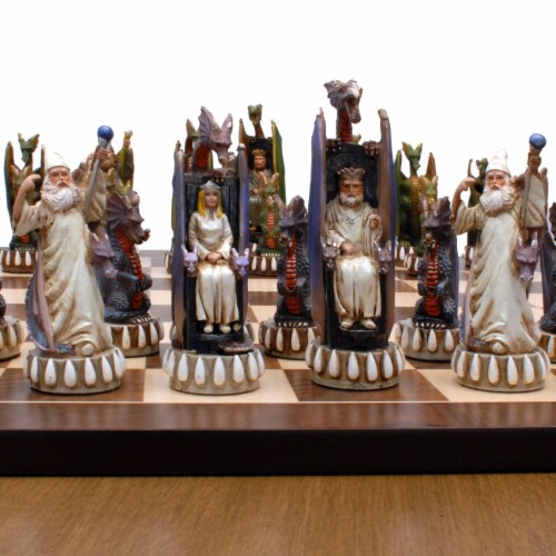 WE Games Dragon Chessmen Perspective: back
