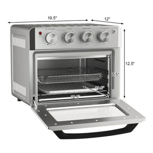 Nic by Whall 12 Qt Air Fryer 12-in-1 Convection Oven Touchscreen  Stainless