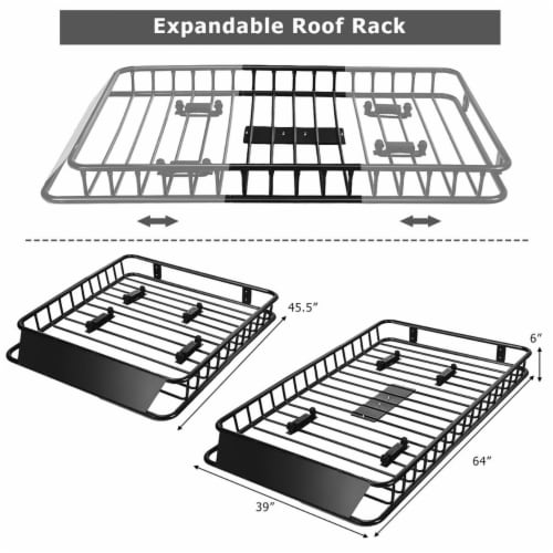 64 inch universal roof rack online