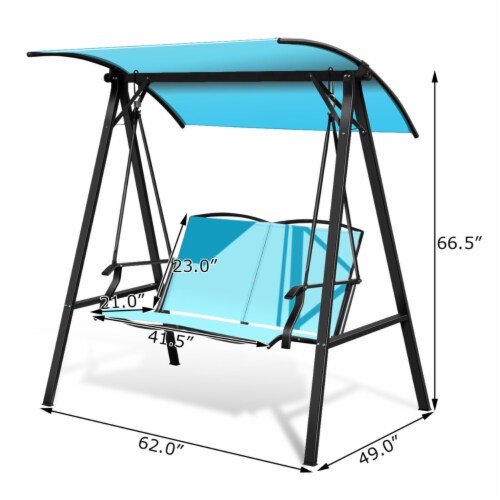 Gymax outdoor swing 2025 canopy patio swing chair