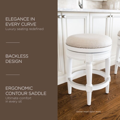 Cream backless bar stools deals