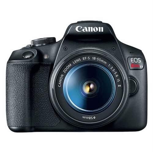 canon eos rebel t7 dslr with zoom lens