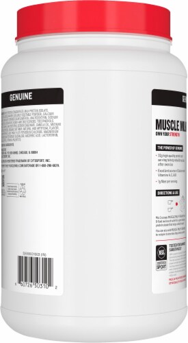 Muscle Milk® Vanilla Creme Genuine Protein Powder Perspective: back