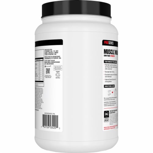 Muscle Milk® Pro Series Knockout Chocolate Protein Powder Perspective: back