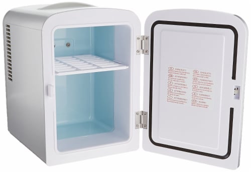 Uber Appliance Mini Fridge 6-can portable refrigerator|cooler/warmer|Bedroom/dorm/RV Perspective: back