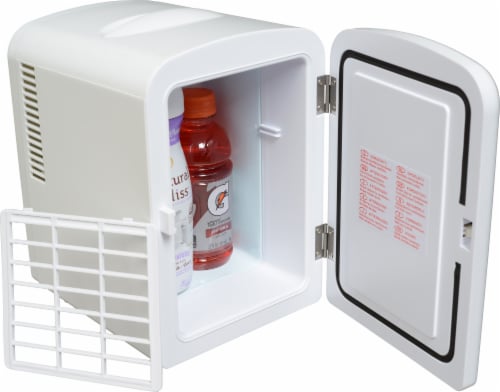Uber Appliance Mini Fridge 6-can portable refrigerator|cooler/warmer|Bedroom/dorm/RV Perspective: back