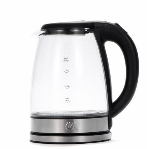 UBER APPLIANCE 1.8L GLASS & STAINLESS STEEL WATER BOILER, HEATER & ELECTRIC  TEA KETTLE, 1.8L - Kroger