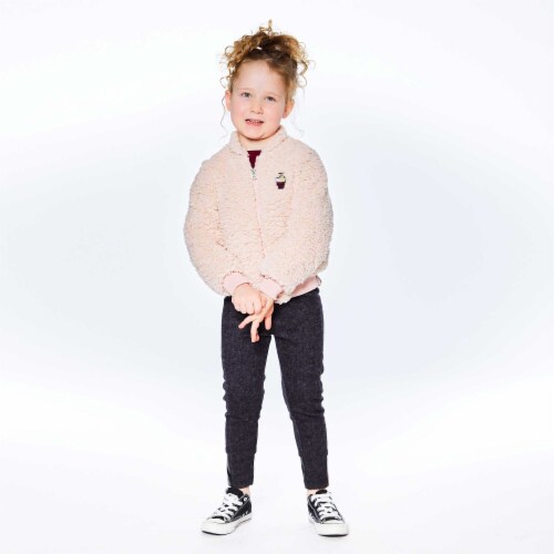 Cut And Sew Leggings Dark Heather Grey Perspective: back