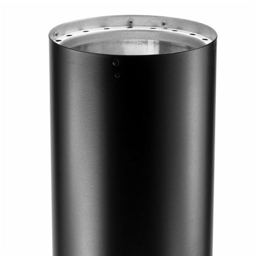 DuraVent DVL 6DVL-E90 6'' Galvanized Steel/Stainless Steel Double Wall Stove Pipe 90 Degree Elbow Connector For Vent And Exhaust Black