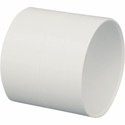 IPEX Canplas SDR 35 4 In. PVC Sewer and Drain Coupling 414214BC Perspective: back