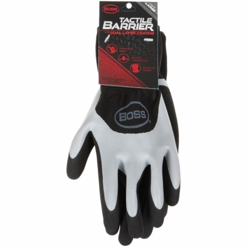 Boss® Tactile Barrier Men's Large Dual Layer Coated Glove Perspective: back
