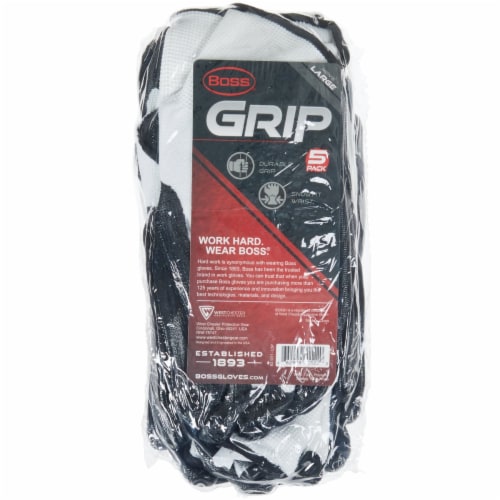 Boss Grip Men's Large Nitrile Coated Glove Perspective: back