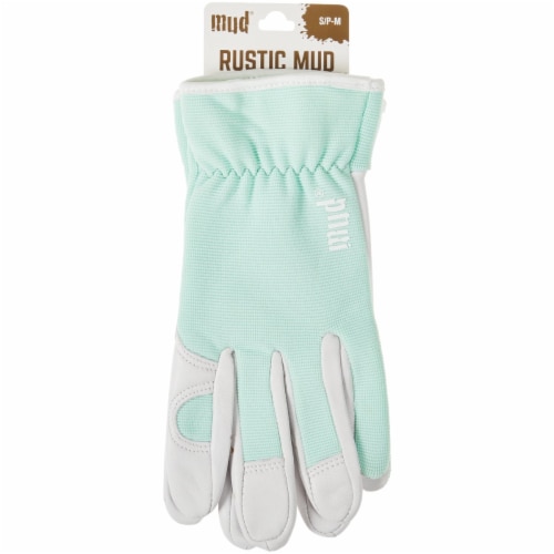 Mud Women's Goatskin Leather Mint Garden Glove Perspective: back