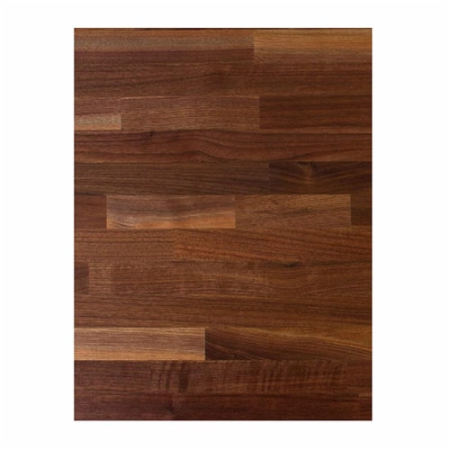 John Boos Blended Walnut Wood Kitchen Cutting Board Island Top Butcher Block Perspective: back