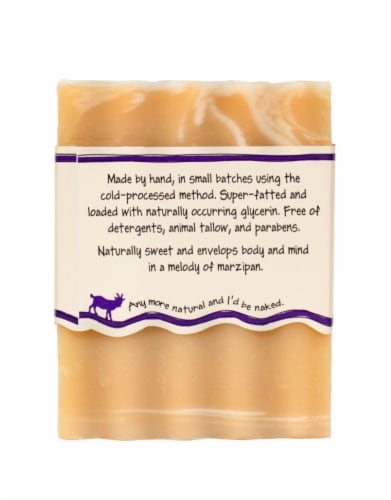 Zum Almond Goat's Milk Bar Soap Perspective: back