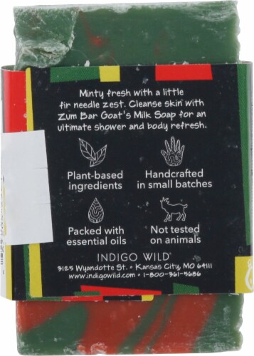 Zum Joy™ Fir Needle-Peppermint Goat's Milk Mini Bar Soap Perspective: back