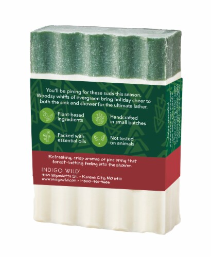 Zum® Goat's Milk Winter Pine Soap Bar Perspective: back