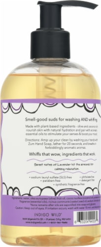 Zum® Lavender Liquid Hand Soap Perspective: back