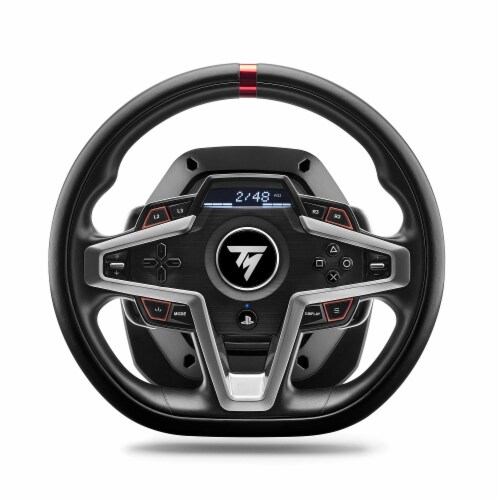 Thrustmaster T248 Racing Wheel and Pedals w/ Paddle Shifters for PS5, PS4, & PC Perspective: back