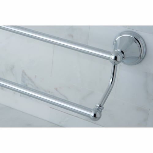 Kingston Brass BA2973C Governor 24  Dual Towel Bar, Polished Chrome Perspective: back