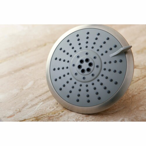 Kingston Brass KX258 5 Setting Adjustable Showerhead, Brushed Nickel, 1