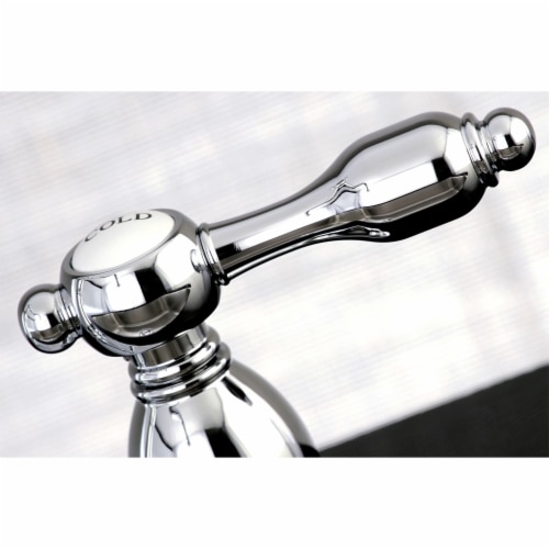 Kingston Brass KB1751TALBS Tudor Centerset Kitchen Faucet, Polished Chrome Perspective: back