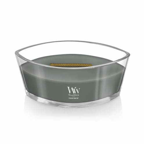 WoodWick® Evening Bonfire Jar Candle Perspective: back