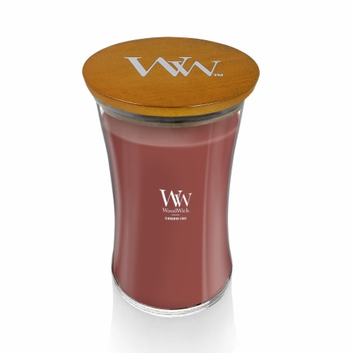 WoodWick Cinnamon Chai Scented Large Hourglass Candle, 21oz Perspective: back