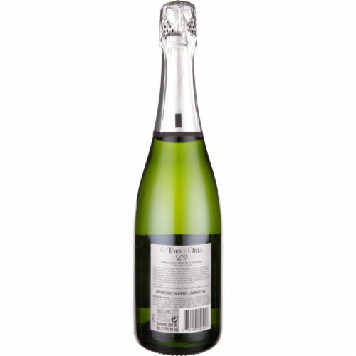 Torre Oria Spanish Brut Macabeo Sparkling Wine Perspective: back