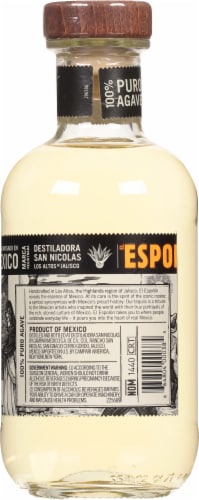 Espolòn Reposado Tequila Perspective: back