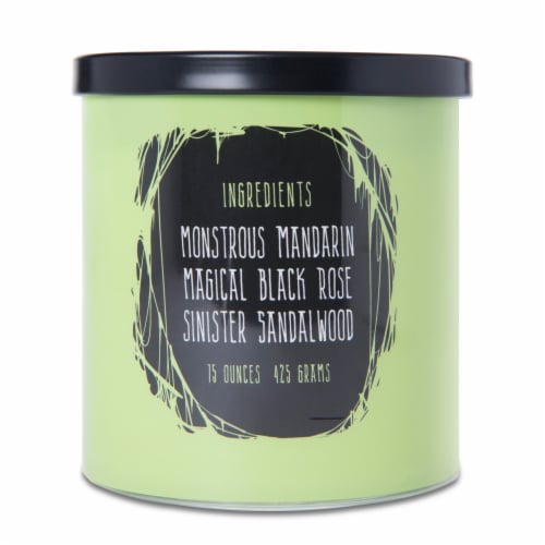 Carolina Monsters Frankenstein Candle - Green Perspective: back