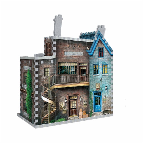 Wrebbit Harry Potter Daigon Alley Collection Ollivander's Wand Shop & Scribbulus 3D Puzzle Perspective: back