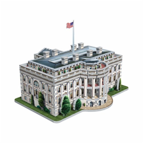 Wrebbit The White House 3D Puzzle Perspective: back