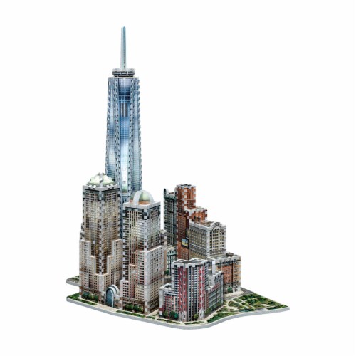 Wrebbit New York Collection World Trade Center 3D Puzzle Perspective: back