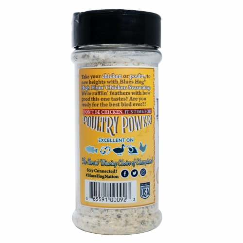 Blues Hog® High Flyin' Chicken Dry Rub All Natural Seasoning Gluten Free Perspective: back