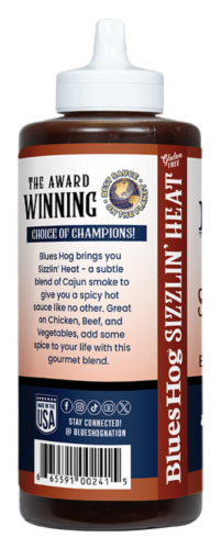 Blues Hog® Sizzlin' Heat Sauce Perspective: back