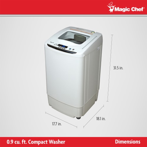 MAGIC CHEF Compact Washer White, 0.9 cu ft Fry’s Food Stores