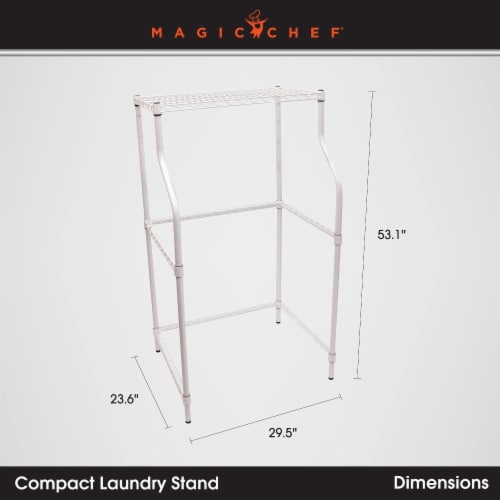 Magic Chef Compact Adjustable Powder Coat Metal Laundry Drying Rack Stand,  White, 1 Piece - Fry's Food Stores