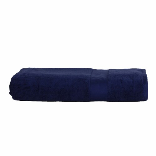 American Heritage Bath Sheet - Dark Blue Perspective: back