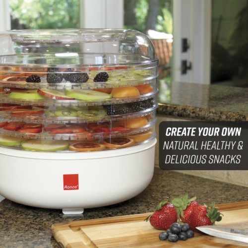 Ronco 5-Tray Electric Food Dehydrator Perspective: back