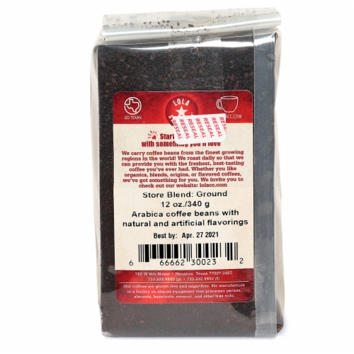 Lola Savannah® Store Blend Ground Coffee Perspective: back