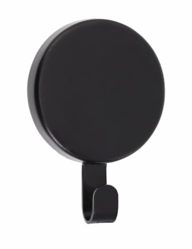 Haute Décor Attract Magnetic Hanger Christmas Decorative Wreath - Black Perspective: back