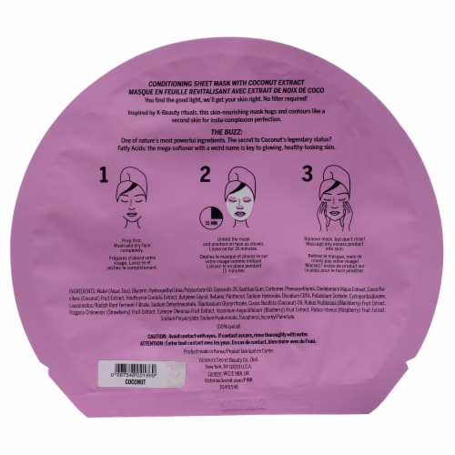 Coconut Conditioning Sheet Mask By Victorias Secret For Unisex 1 Pc Mask Full City Market