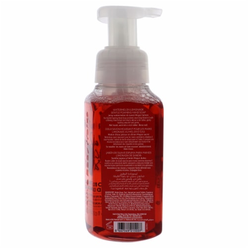 Watermelon Lemonade Hand Soap by Bath and Body Works for Unisex - 8.75 oz Soap Perspective: back