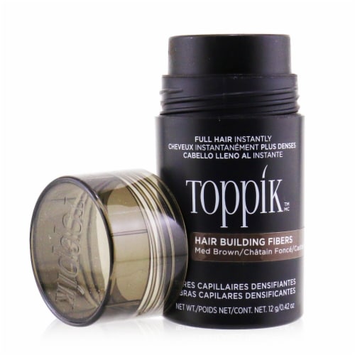 Toppik Hair Building Fibers # Medium Brown Perspective: back