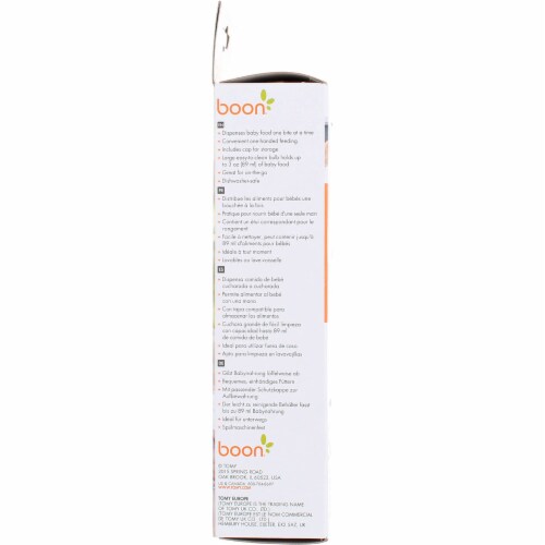 Boon  Squirt Baby Food Dispensing Spoon - Pink Perspective: back