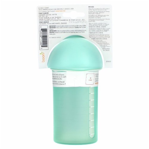 Boon SWIG™ Silicone Straw Cup - 9 oz - Mint Perspective: back